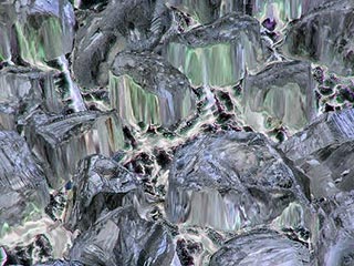 Diamantbelag unter dem Mikroskop 16